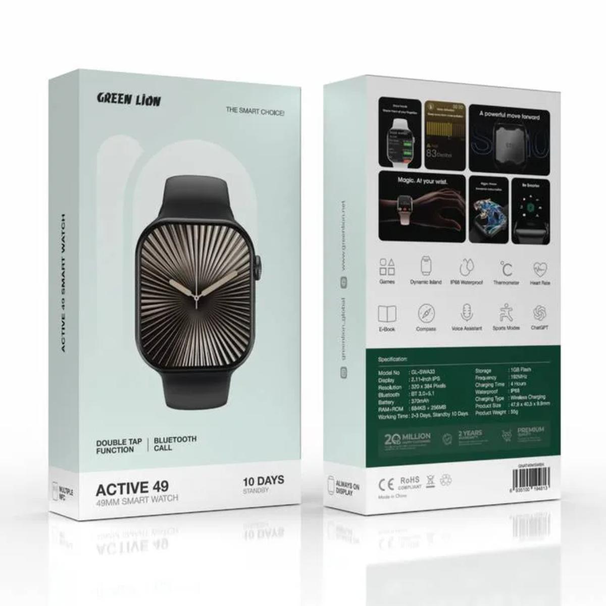 Green Lion Active 49 • 49MM Smart Watch