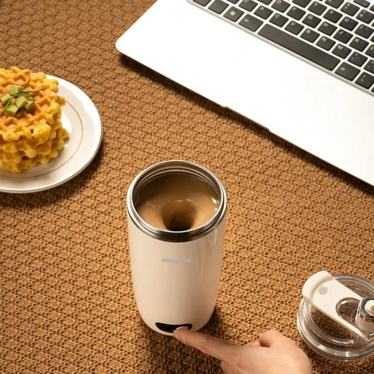 Green Lion 350ml Self-Stirring Mug