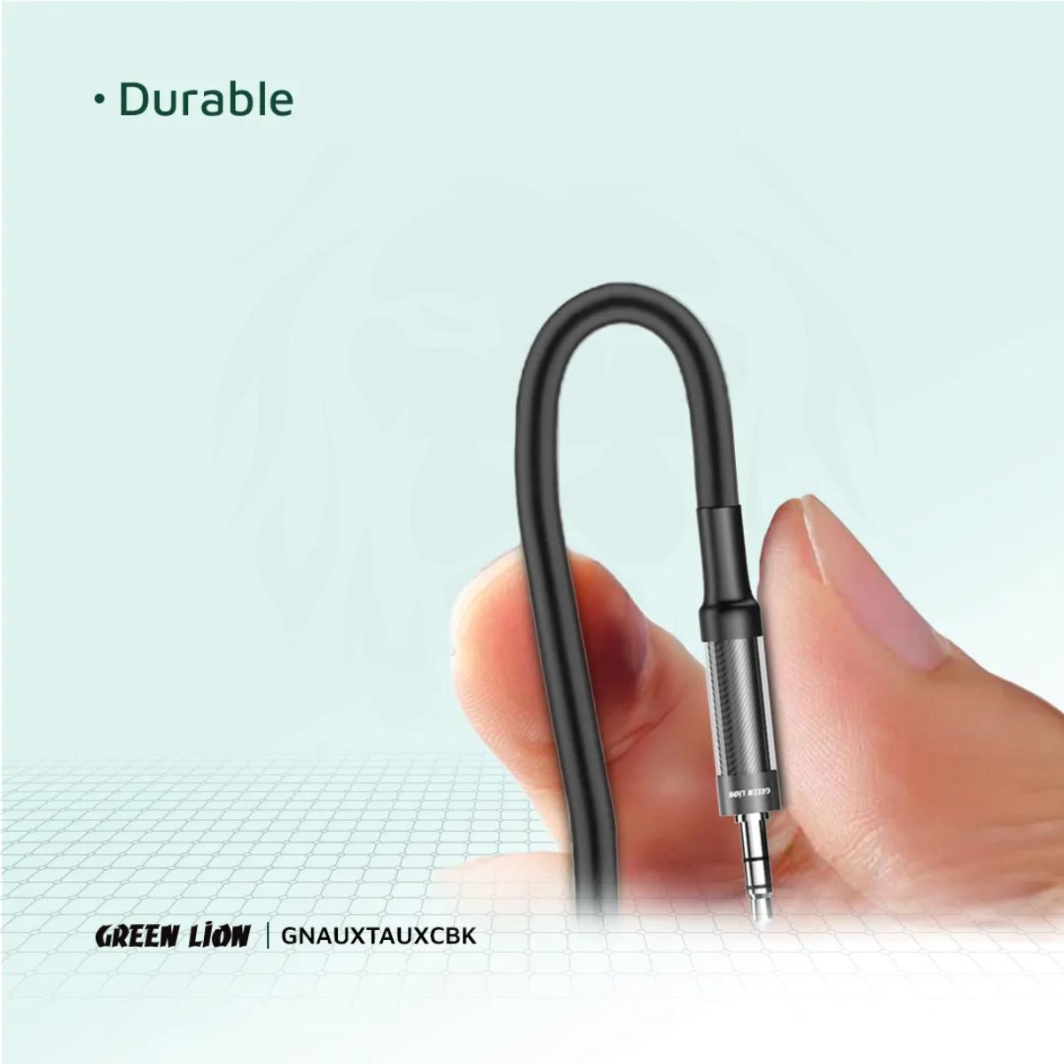 Green Lion AUX To AUX Braided Cable