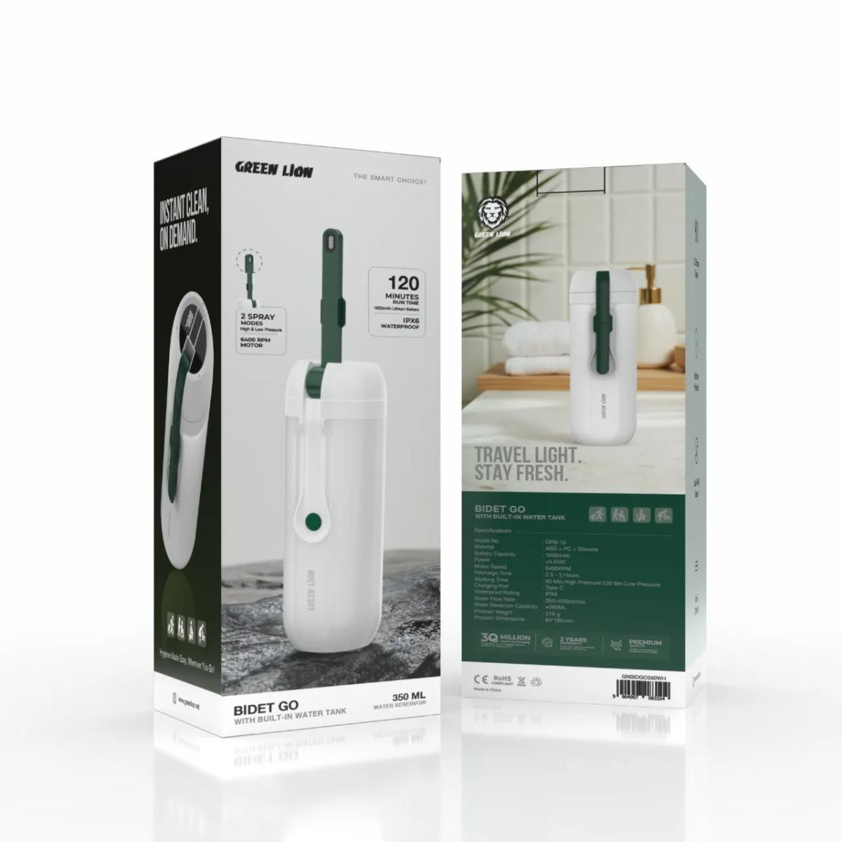Green Lion Bidet Go with Built-in Water Tank 350ml