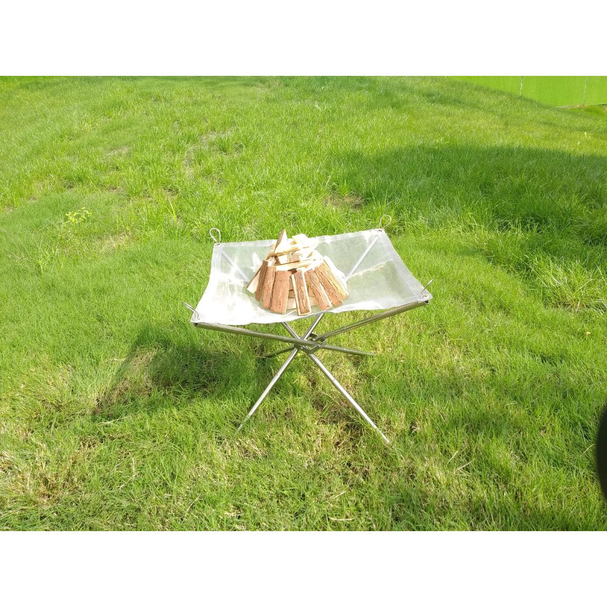 Green Lion Portable Bonfire Stainless Steel Stand