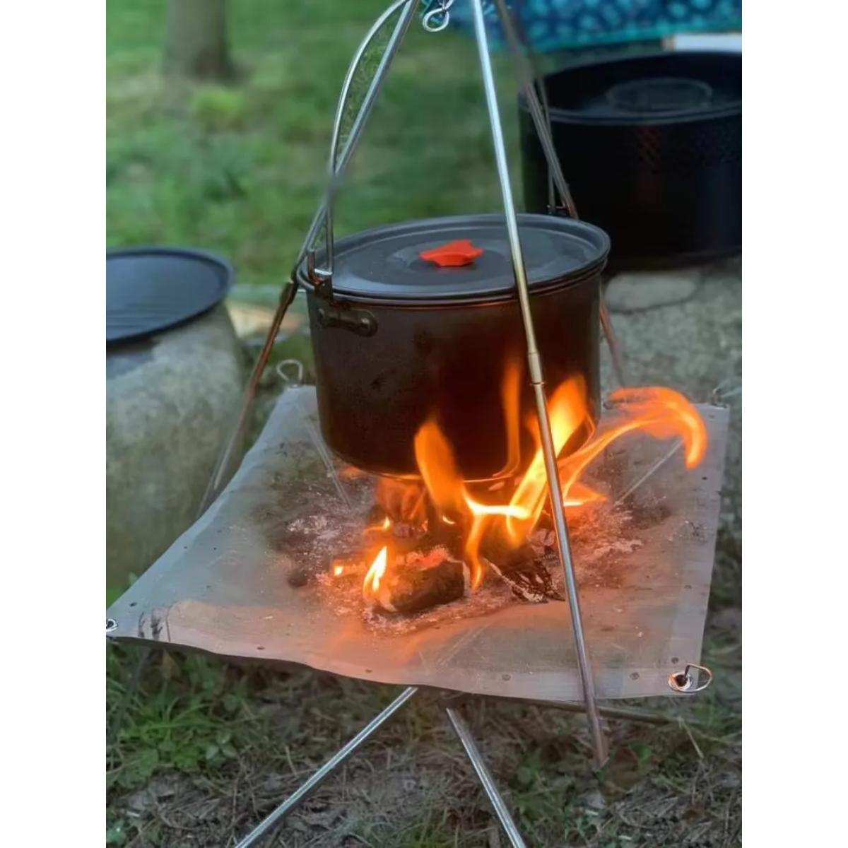 Green Lion Portable Bonfire Stainless Steel Stand