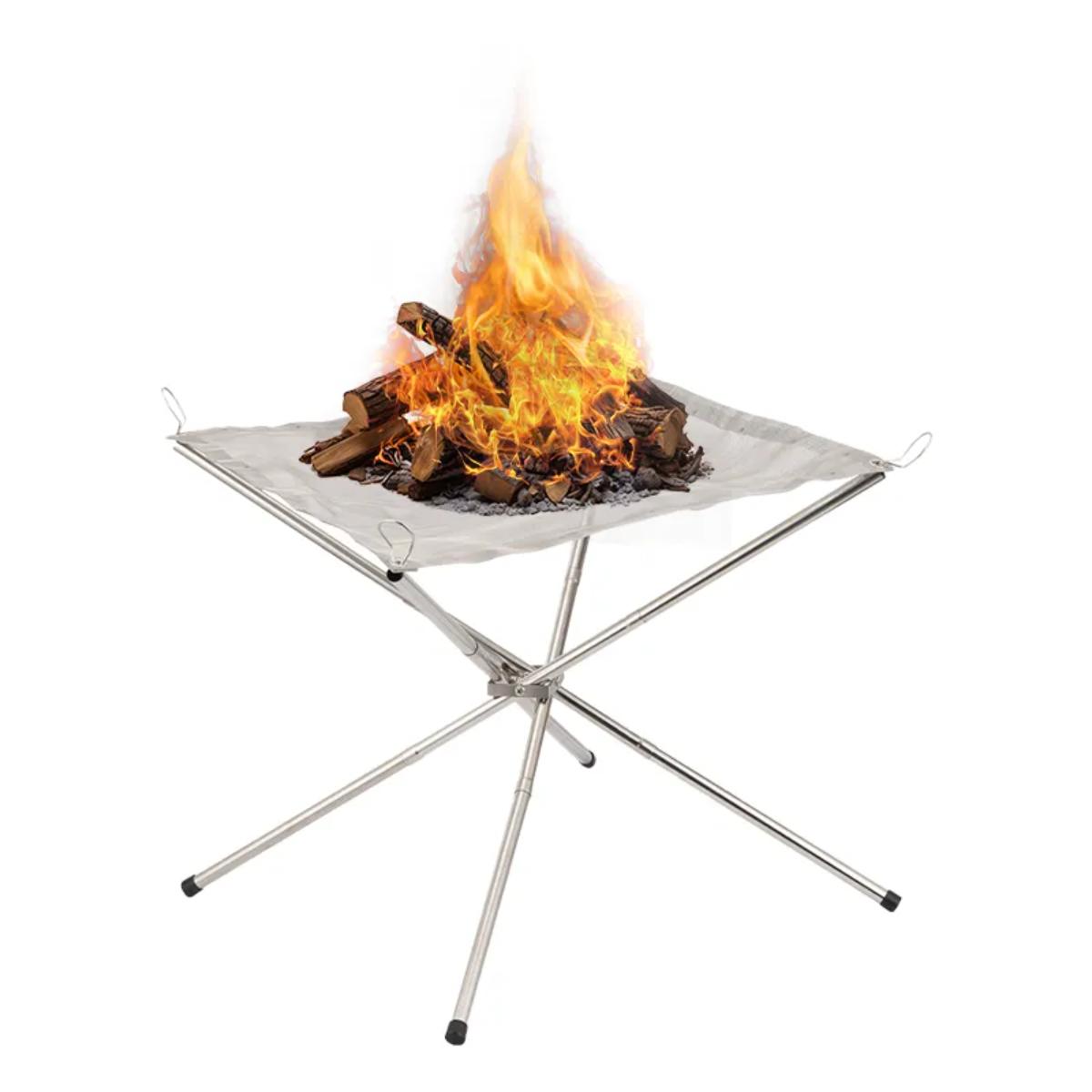 Green Lion Portable Bonfire Stainless Steel Stand