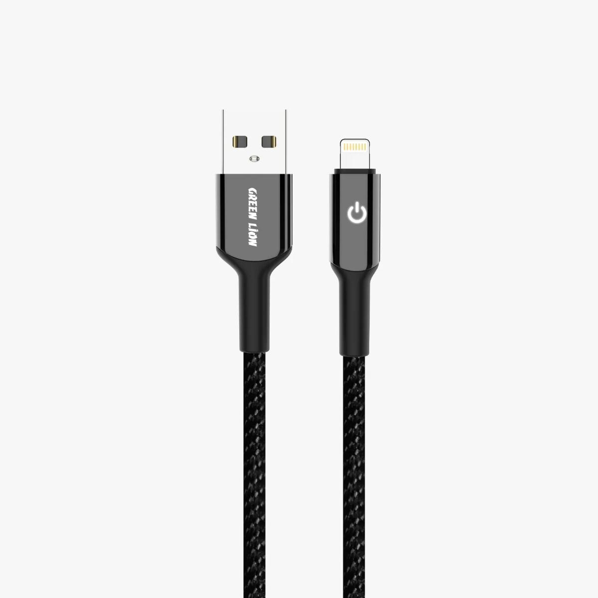 Green Lion USB•A to Lightning Braided Cable
