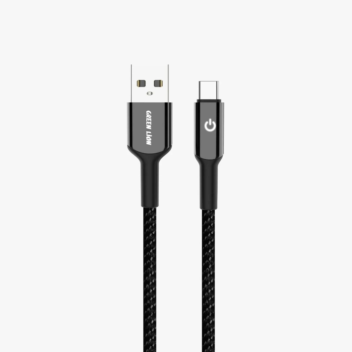 Green Lion USB•A to USB•C Braided Cable