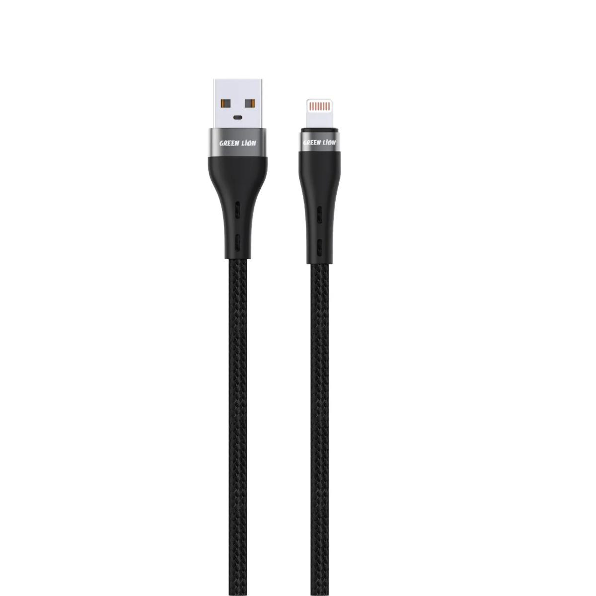 Green Lion USB•A to Lightning Braided Cable