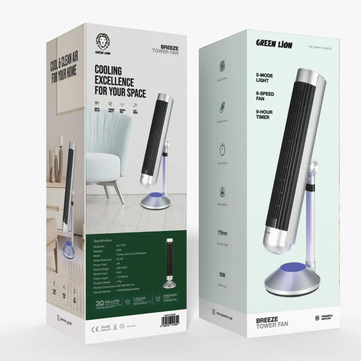 Green Lion Breeze Tower Fan