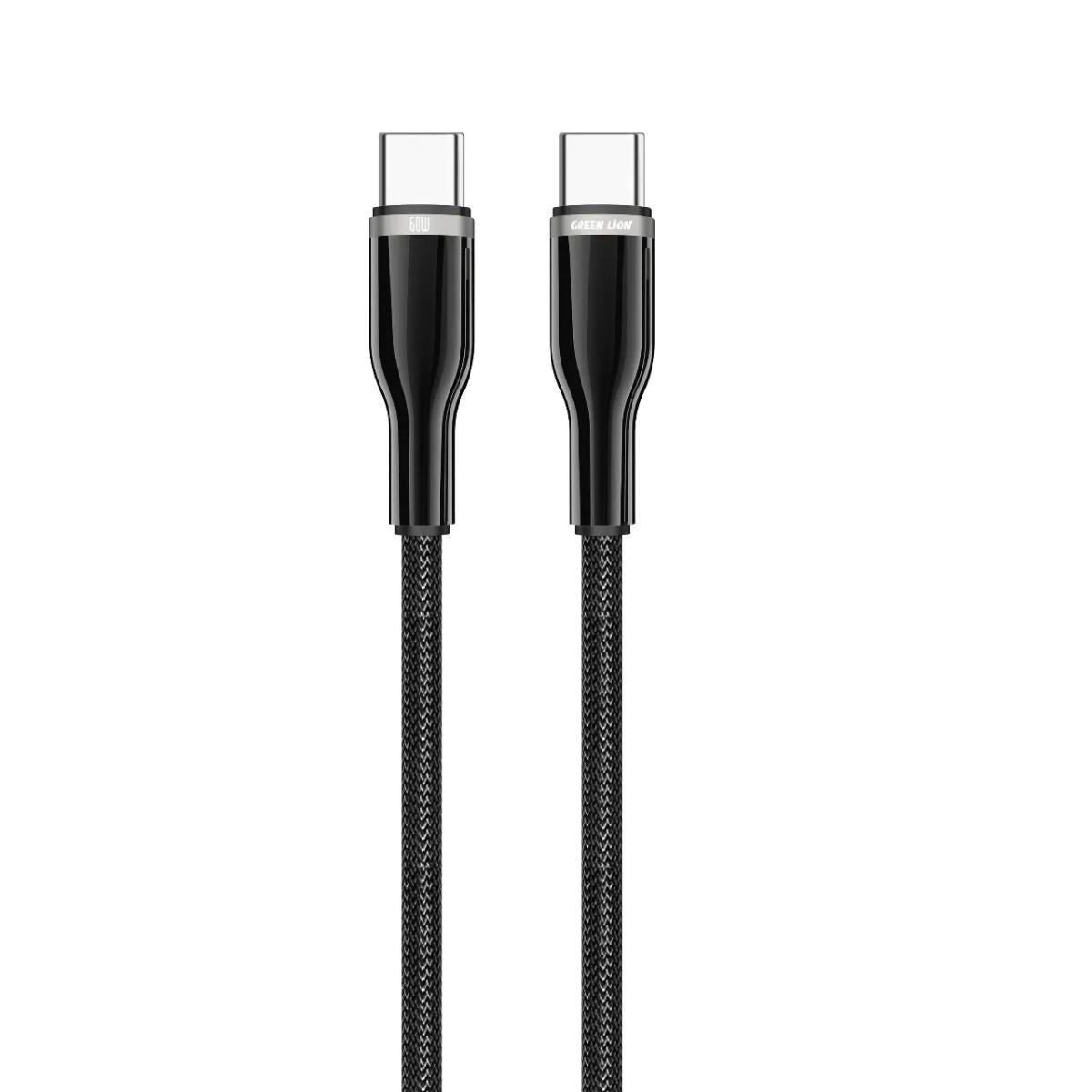 Green Lion Braided Zinc Alloy Cable USB-C To USB-C