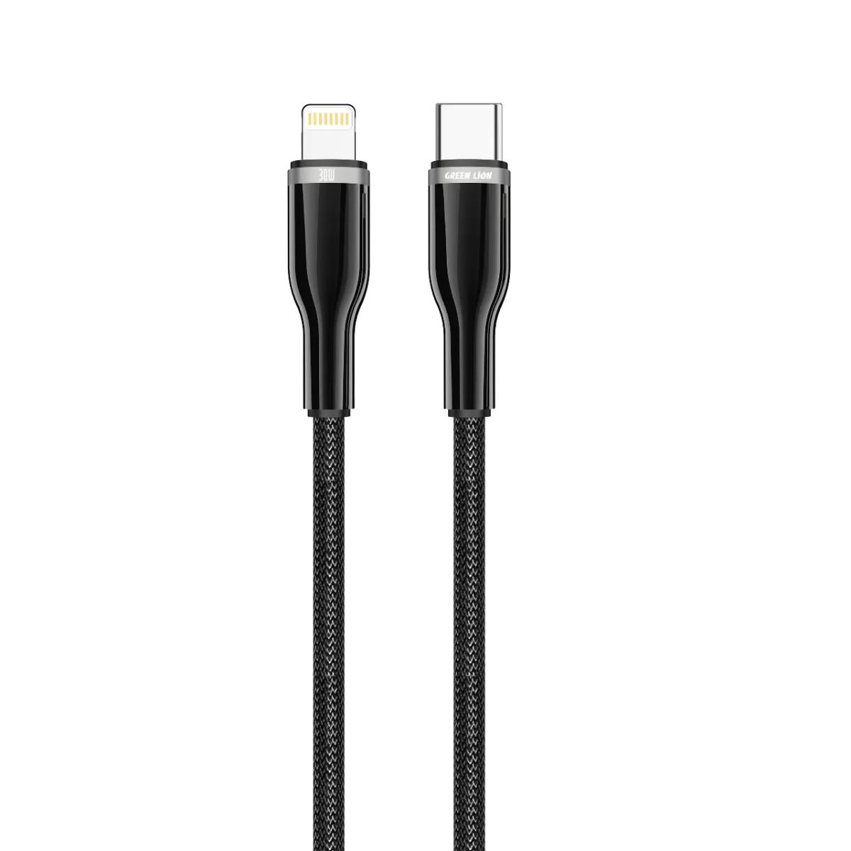 Green Lion Braided Zinc Alloy Cable USB-C To Lightning