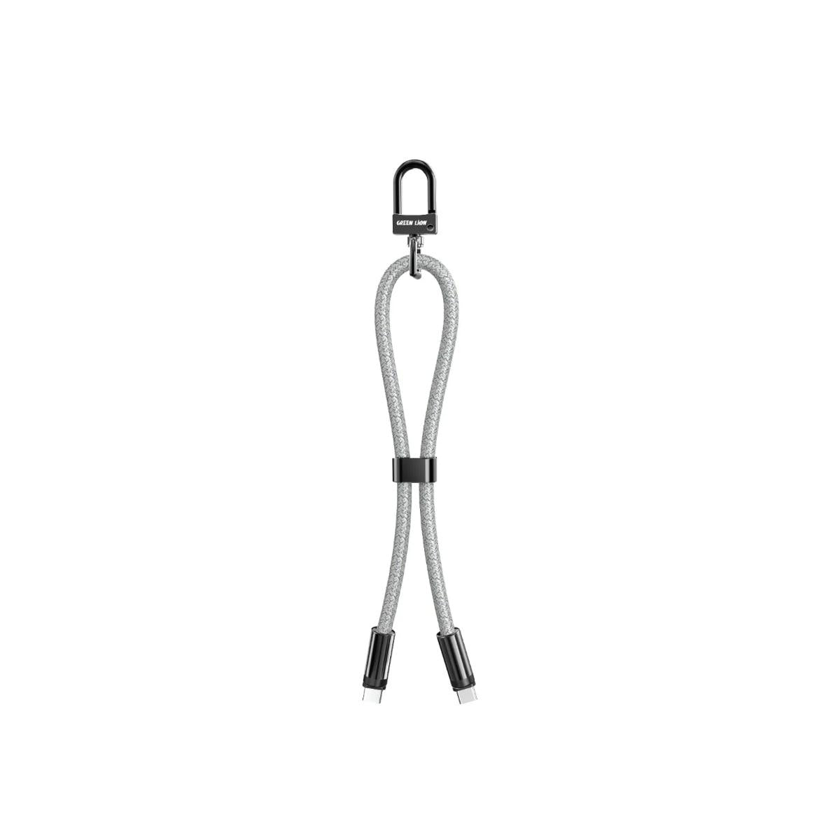 Green Lion Keychain lanyard USB•C to USB•C 60W