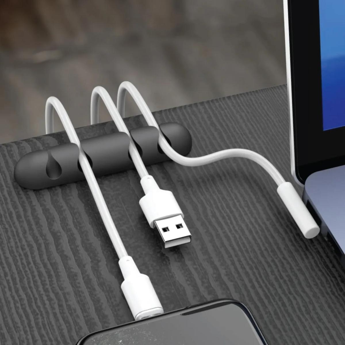 Green Lion 8 in 1 Cable Organizer 3M Self Adhesive