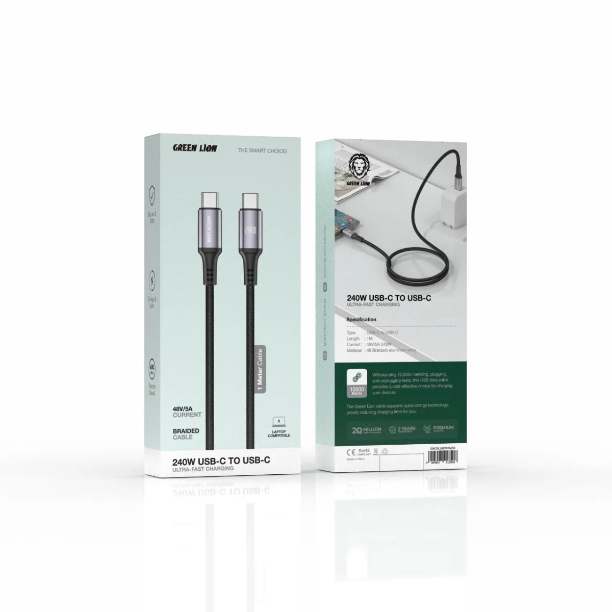 Green Lion 240W USB-C to USB-C Ultra-Fast Charging