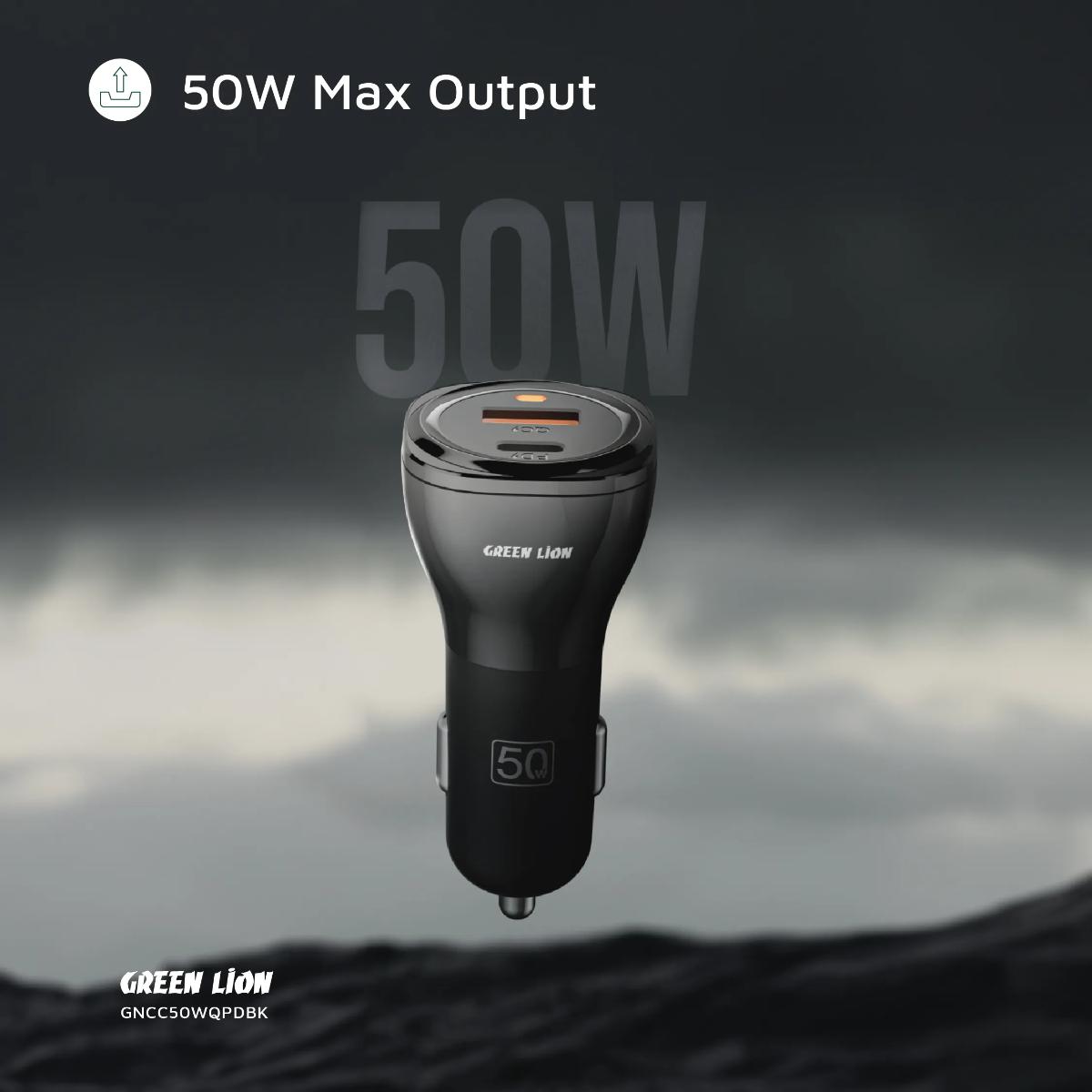 Green Lion Dual QC3.0 Car Charger 40W