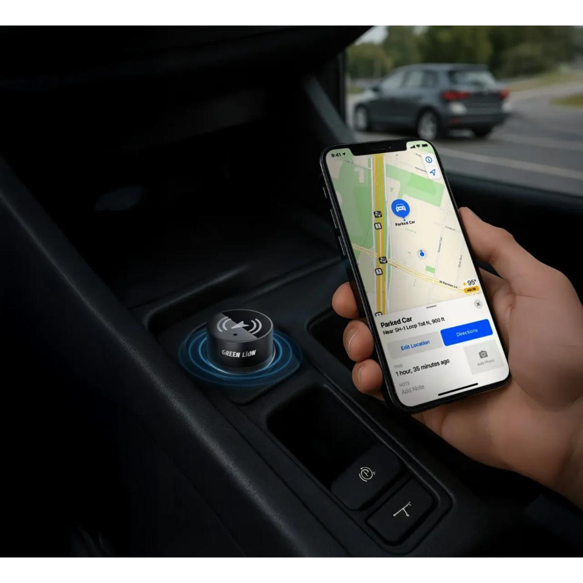 Green Lion Tracker Dual Port Car Charger
