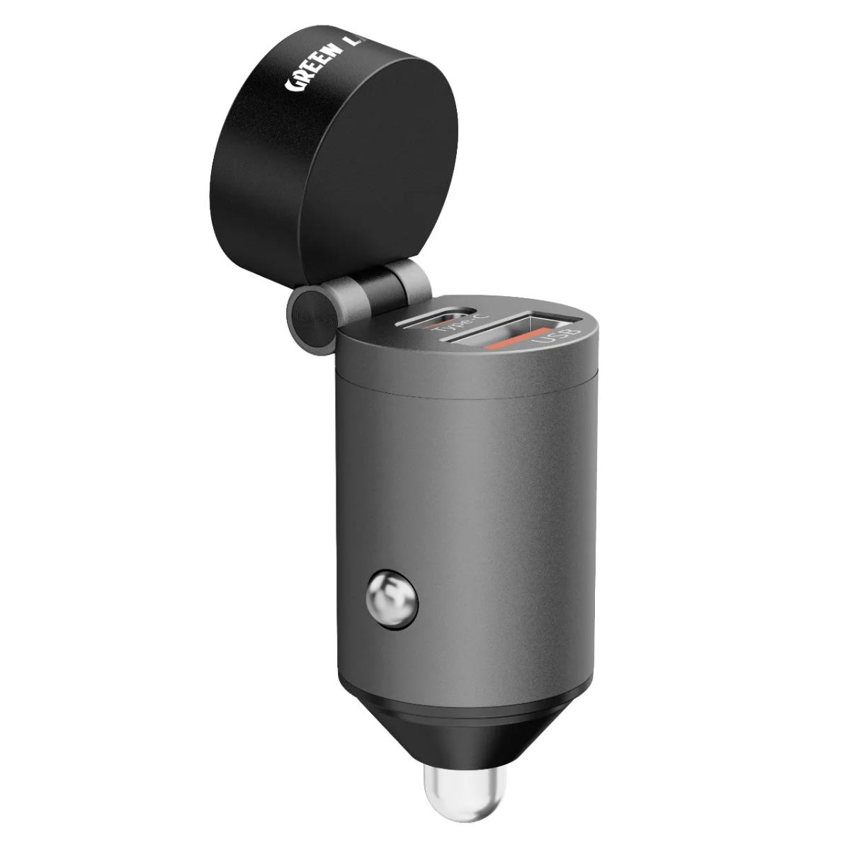 Green Lion Tracker Dual Port Car Charger