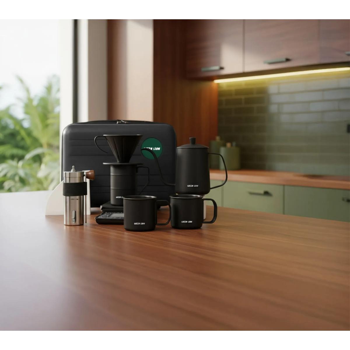 Green Lion PRO 7 in 1 Coffee Maker Set