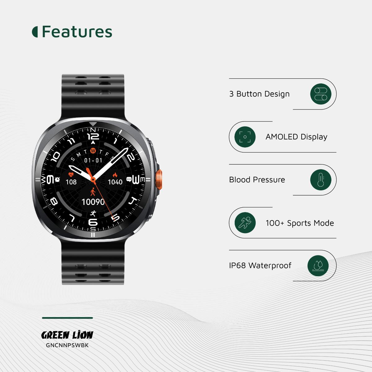 Green Lion Connect Pro Smart Watch