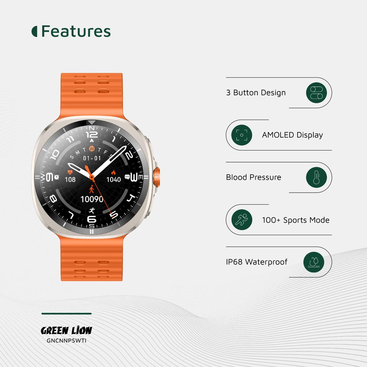 Green Lion Connect Pro Smart Watch