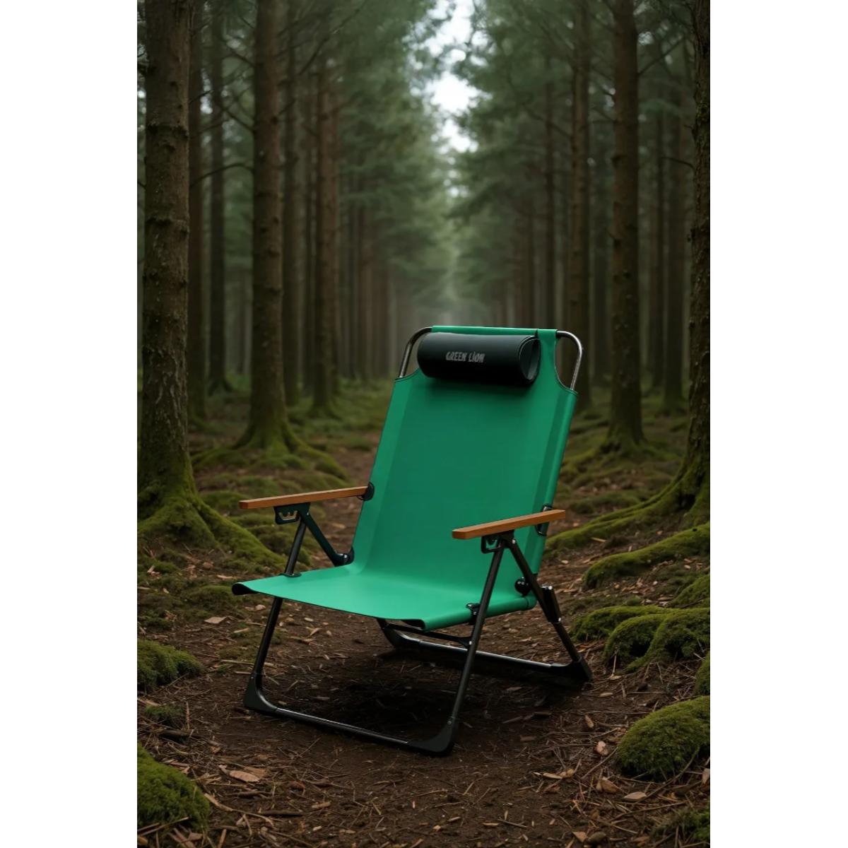 Green Lion  Adjustable Camping Chair
