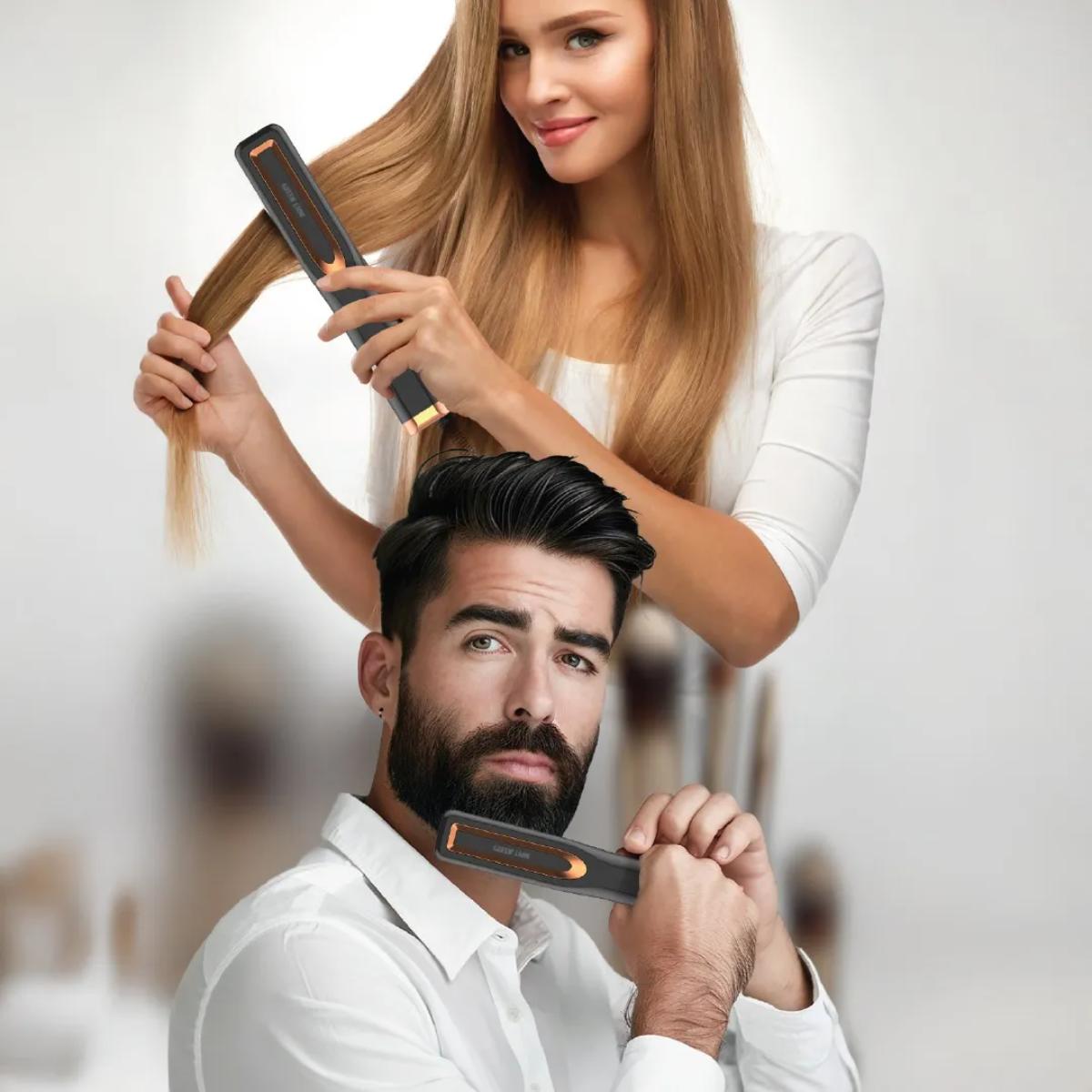 Green Lion Cordless Beard & Hair Straightener