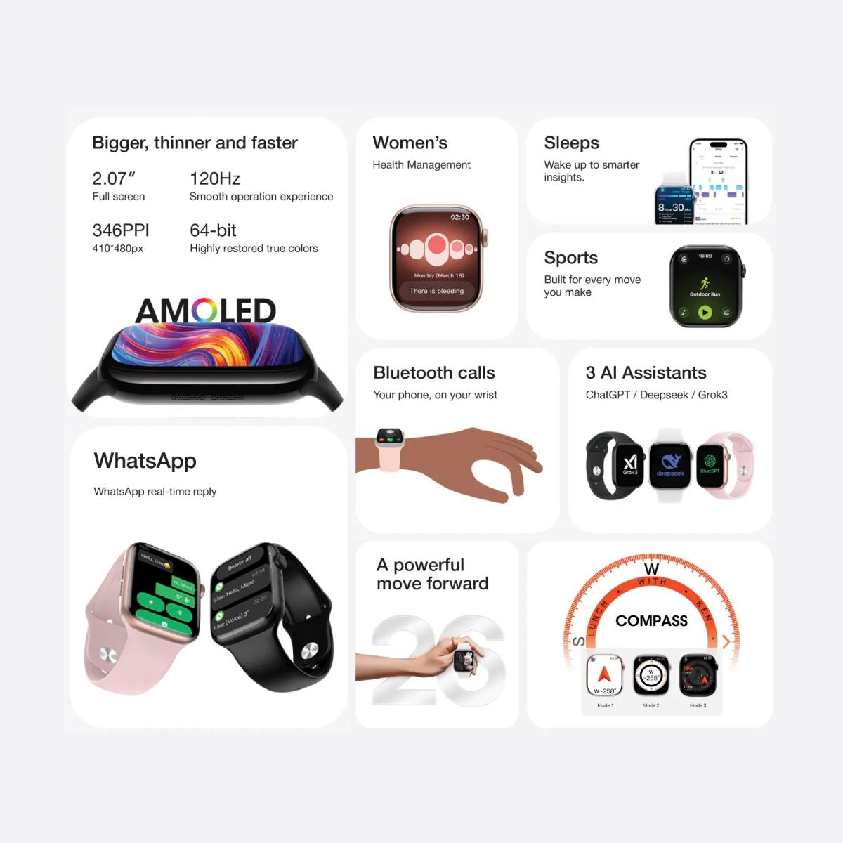 Green Lion Communicate 46 Smart Watch - 46mm