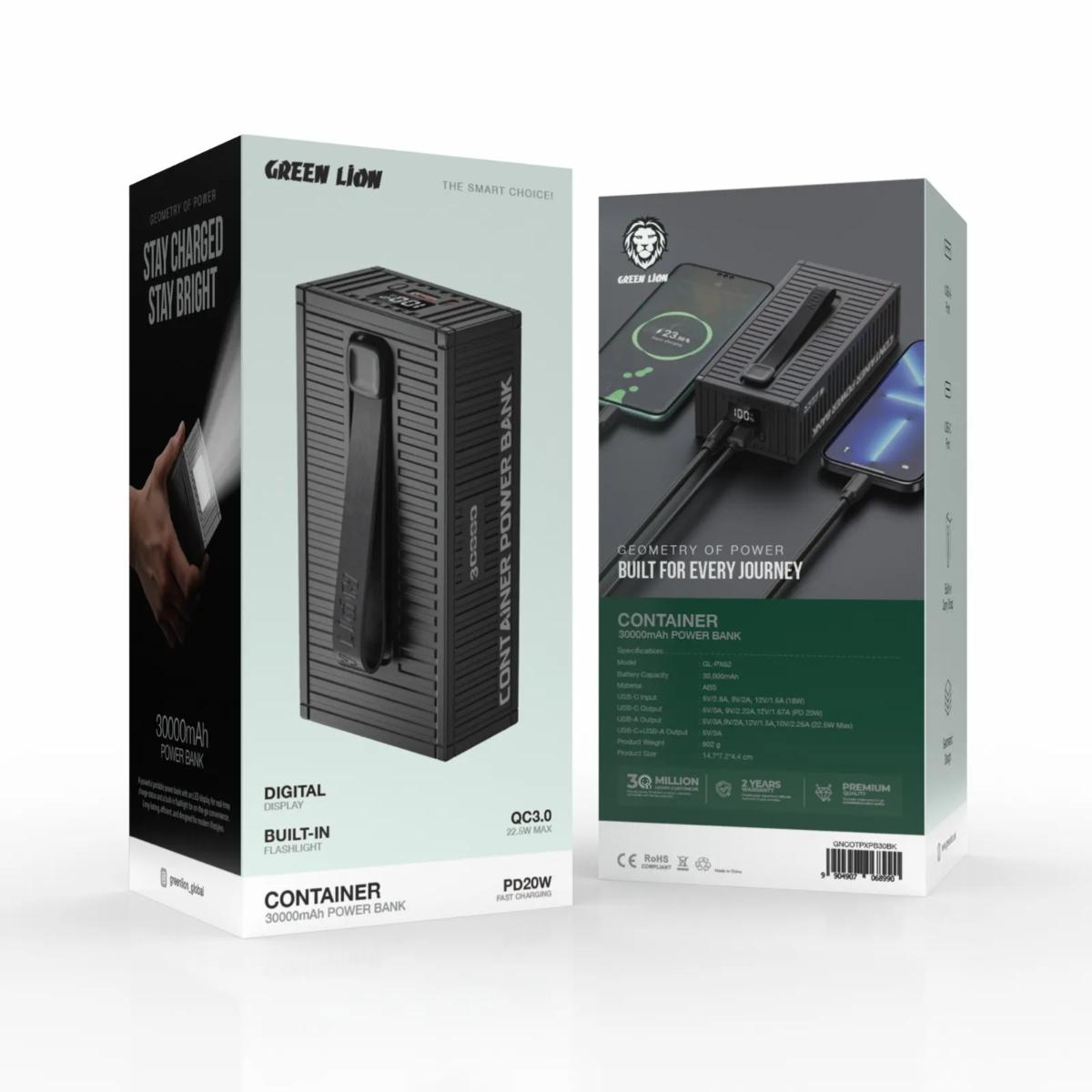 Green Lion Container 30K Power Bank