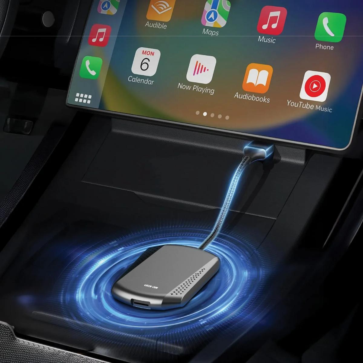 Green Lion 2-in-1 Wireless CarPlay Auto AI Box