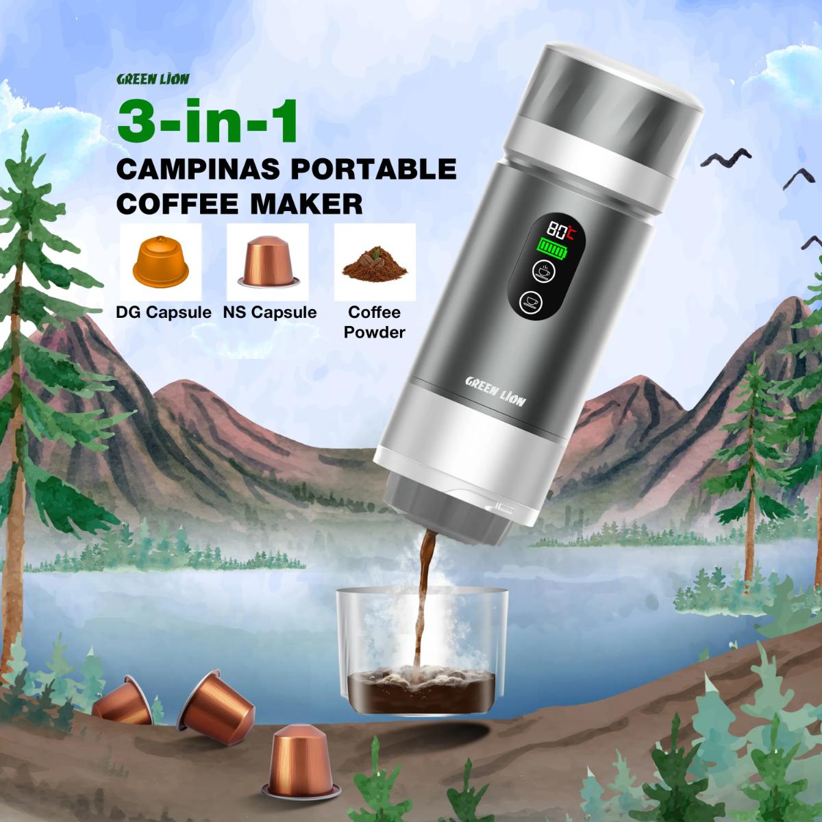 Green Lion Campinas Portable Coffee Maker