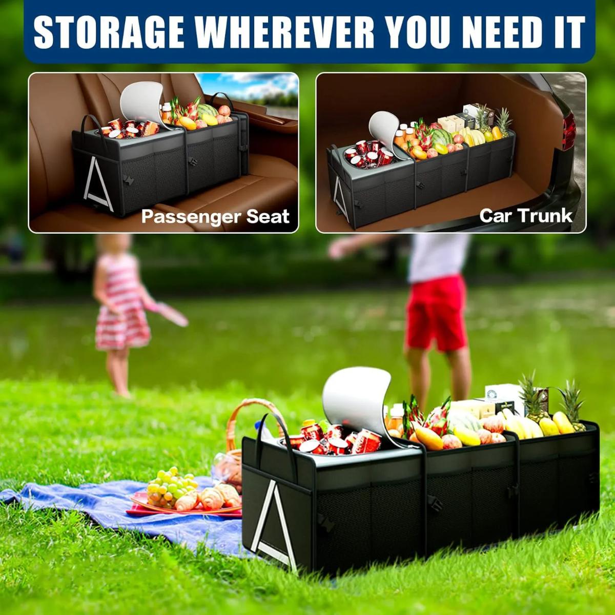 Green Lion Car Trunk Organizer 80L