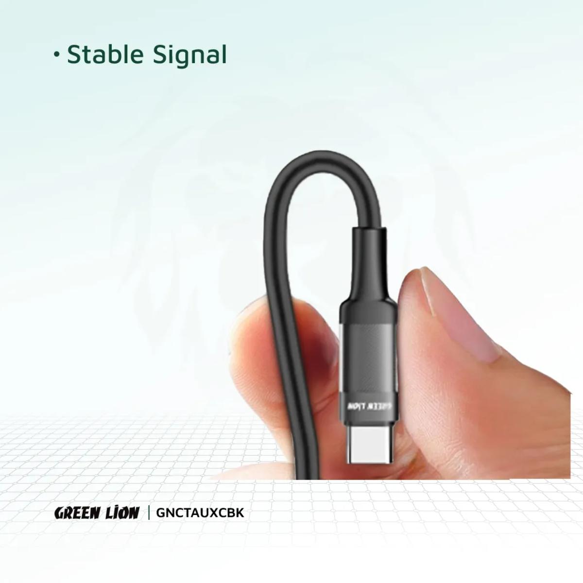 Green Lion USB•C To AUX Braided Cable