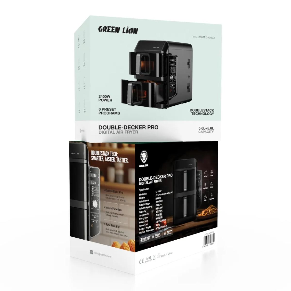 Green Lion Double•Decker Pro Digital Air Fryer