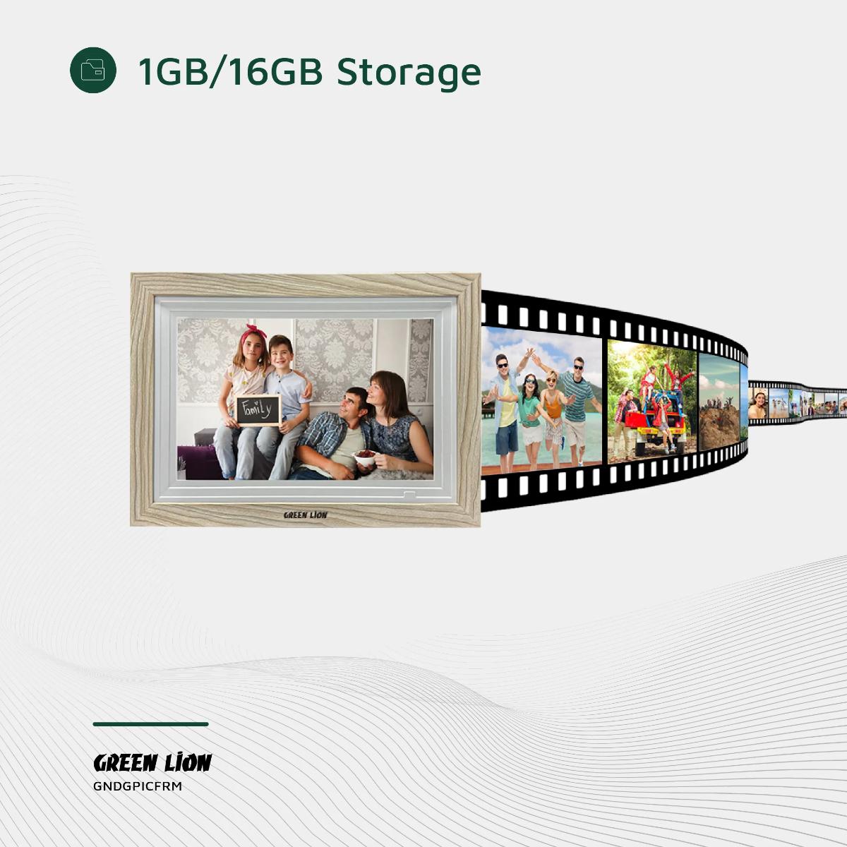 Green Lion Digital Picture Frame Touch Screen Display 10.1 Inch