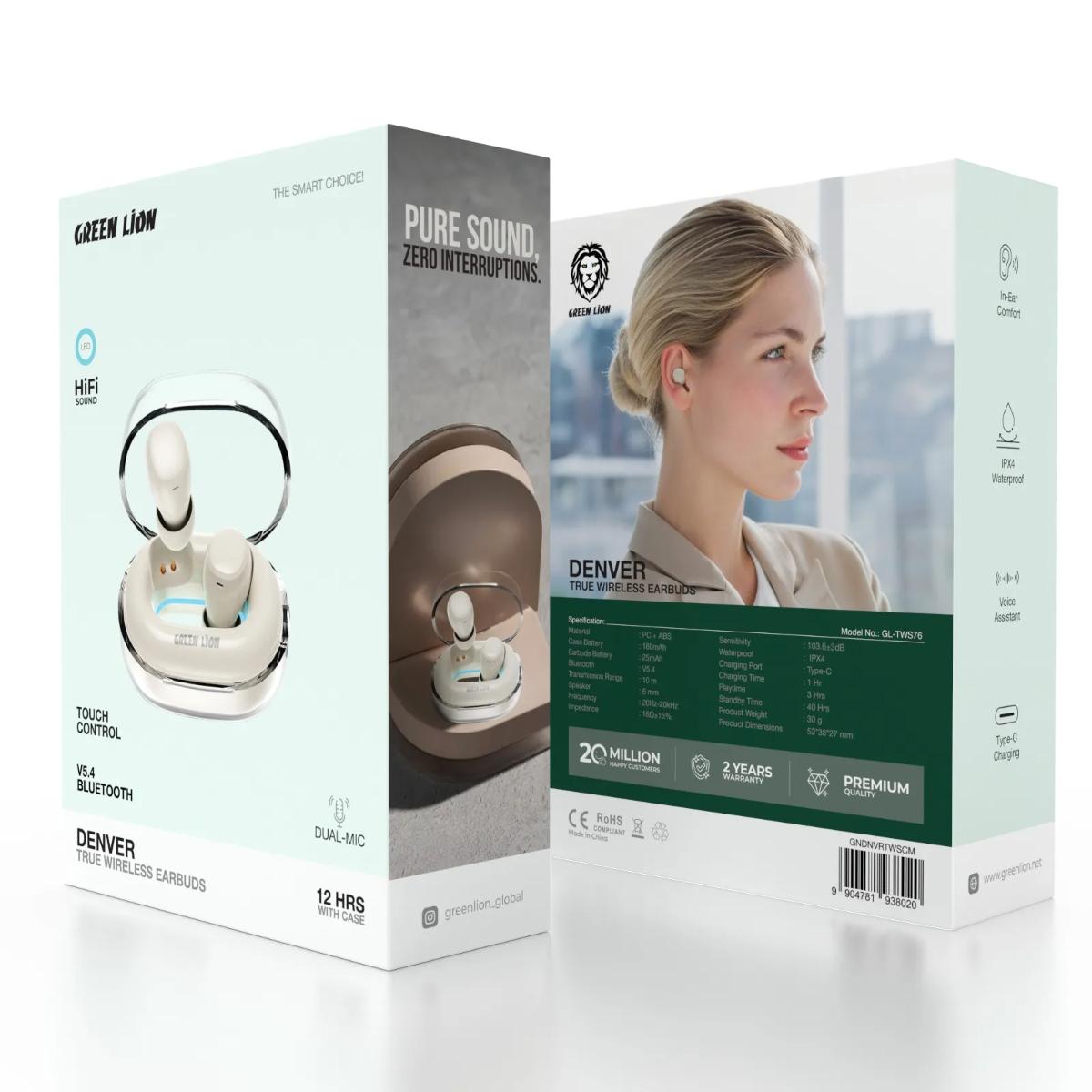 Green Lion Denver True Wireless Earbuds