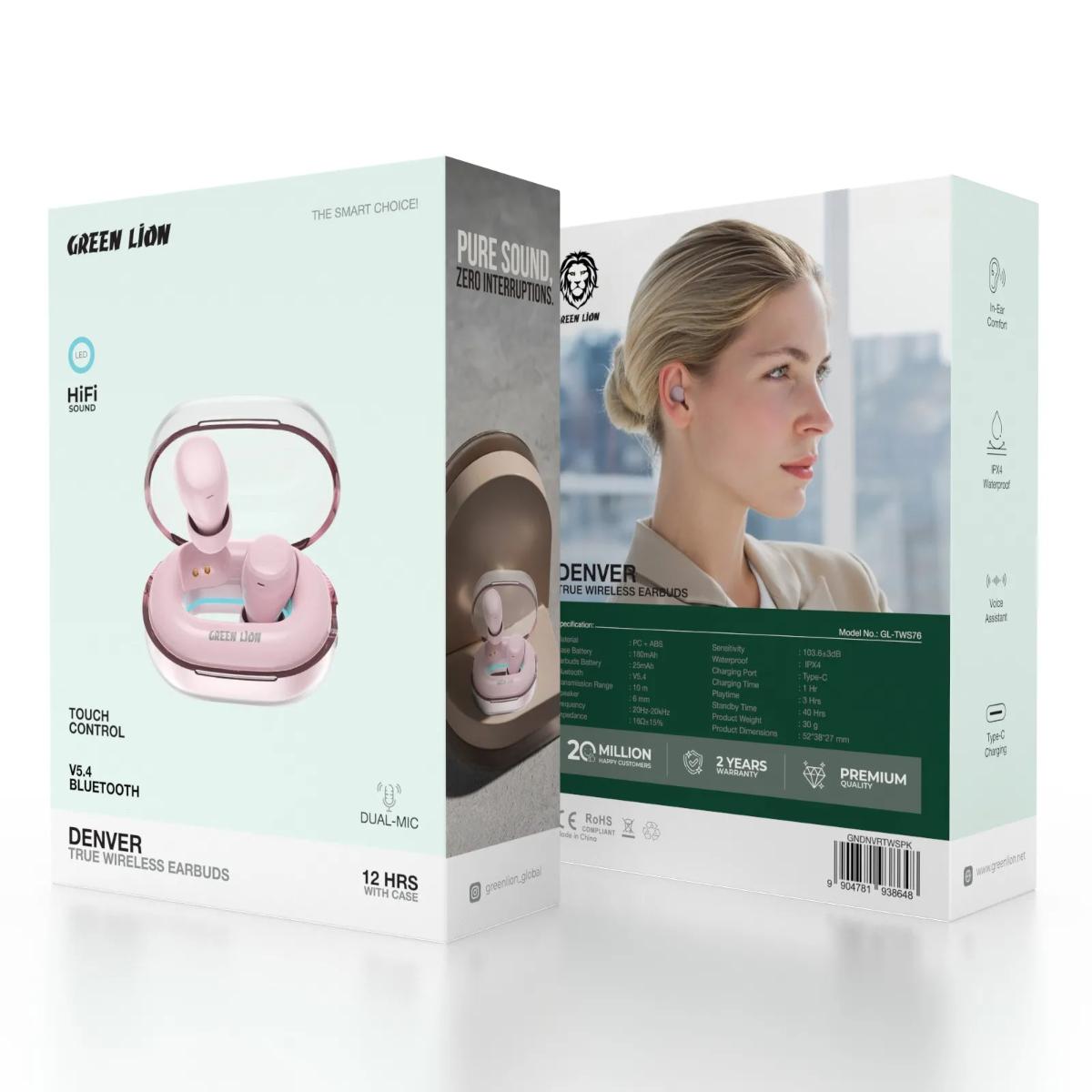 Green Lion Denver True Wireless Earbuds