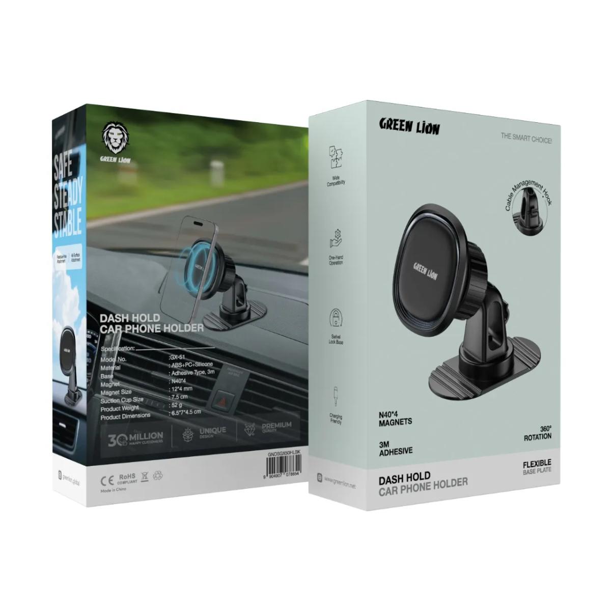 Green Lion Dash Hold Car Phone Holder