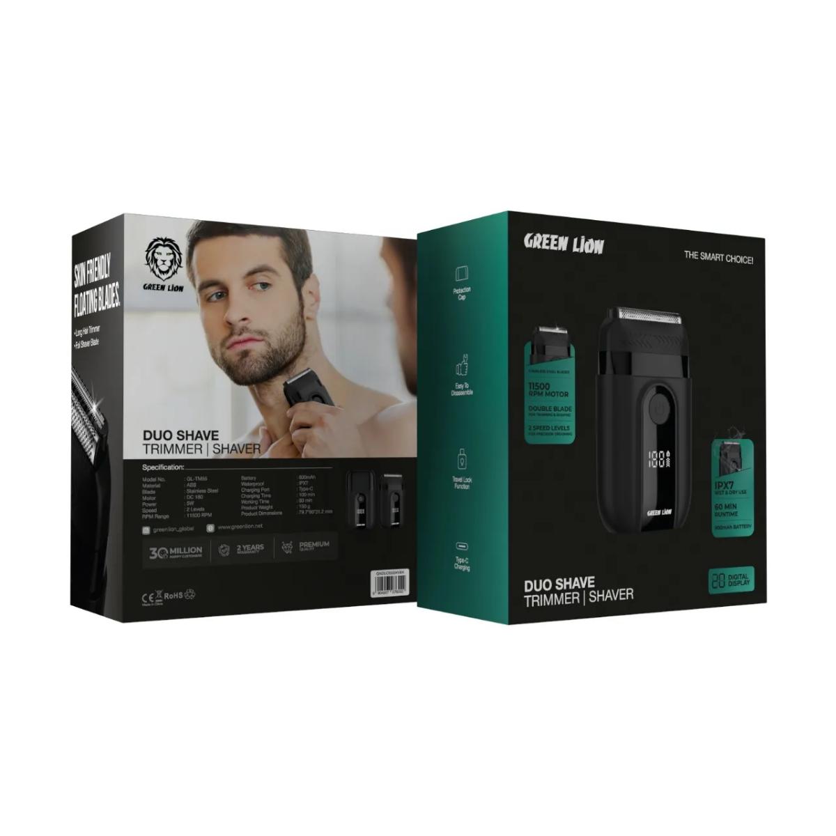 Green Lion Duo Shave - Hair Trimmer & Shaver
