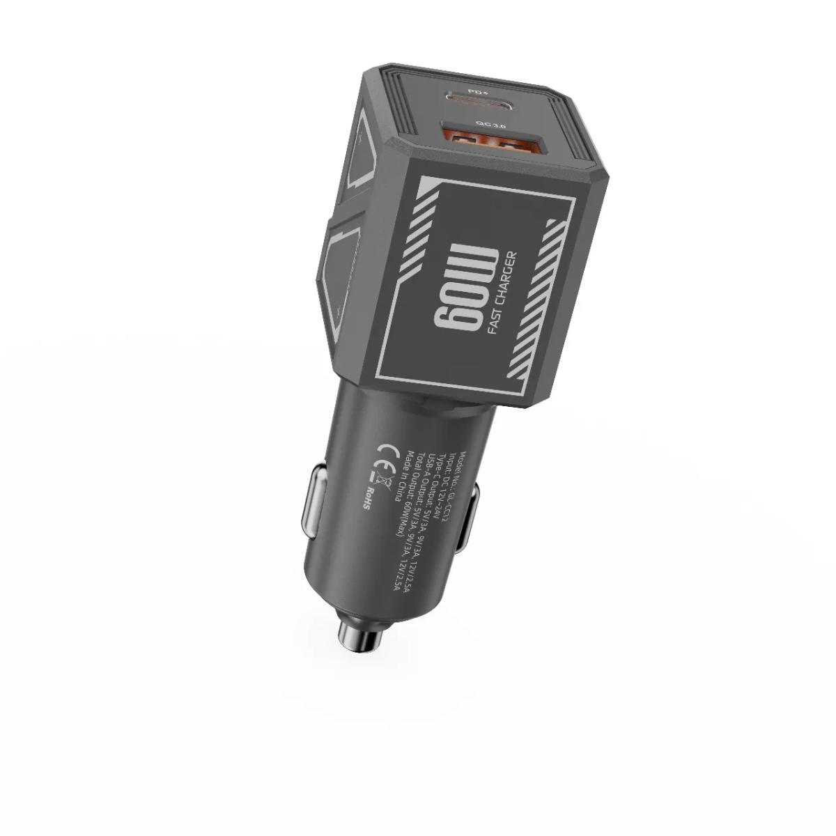 Green Lion 60W Dual Port Car Charger