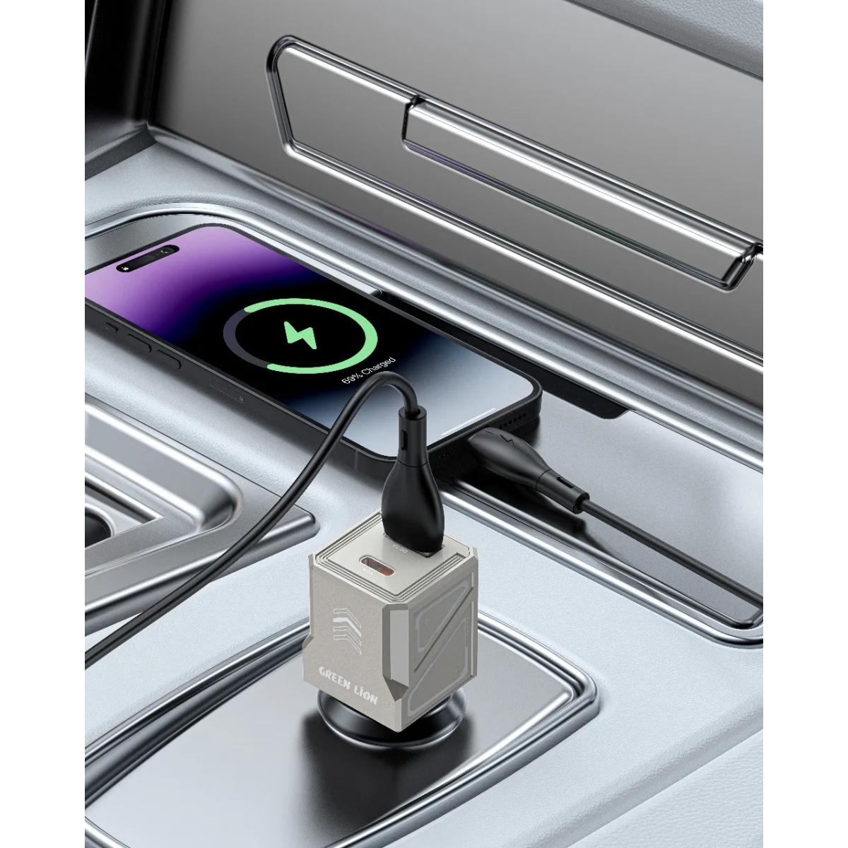 Green Lion Dual Port Car Charger 60W