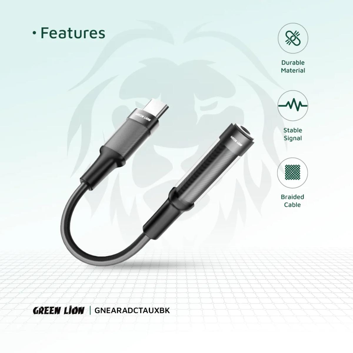 Green Lion USB-C to 3.5mm Audio Adapter