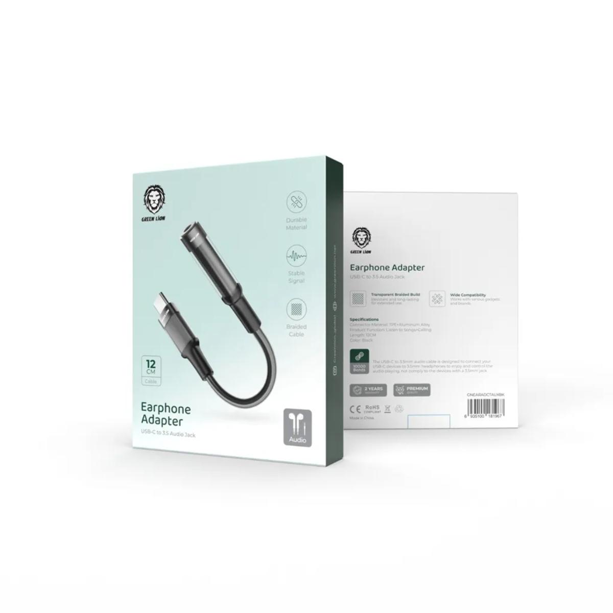 Green Lion USB-C to 3.5mm Audio Adapter