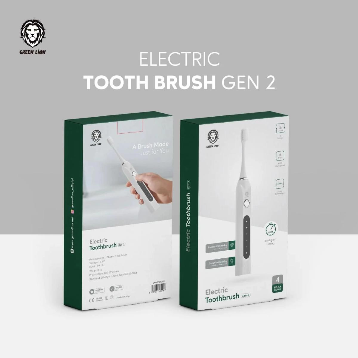 Green Electric Toothbrush Gen•2