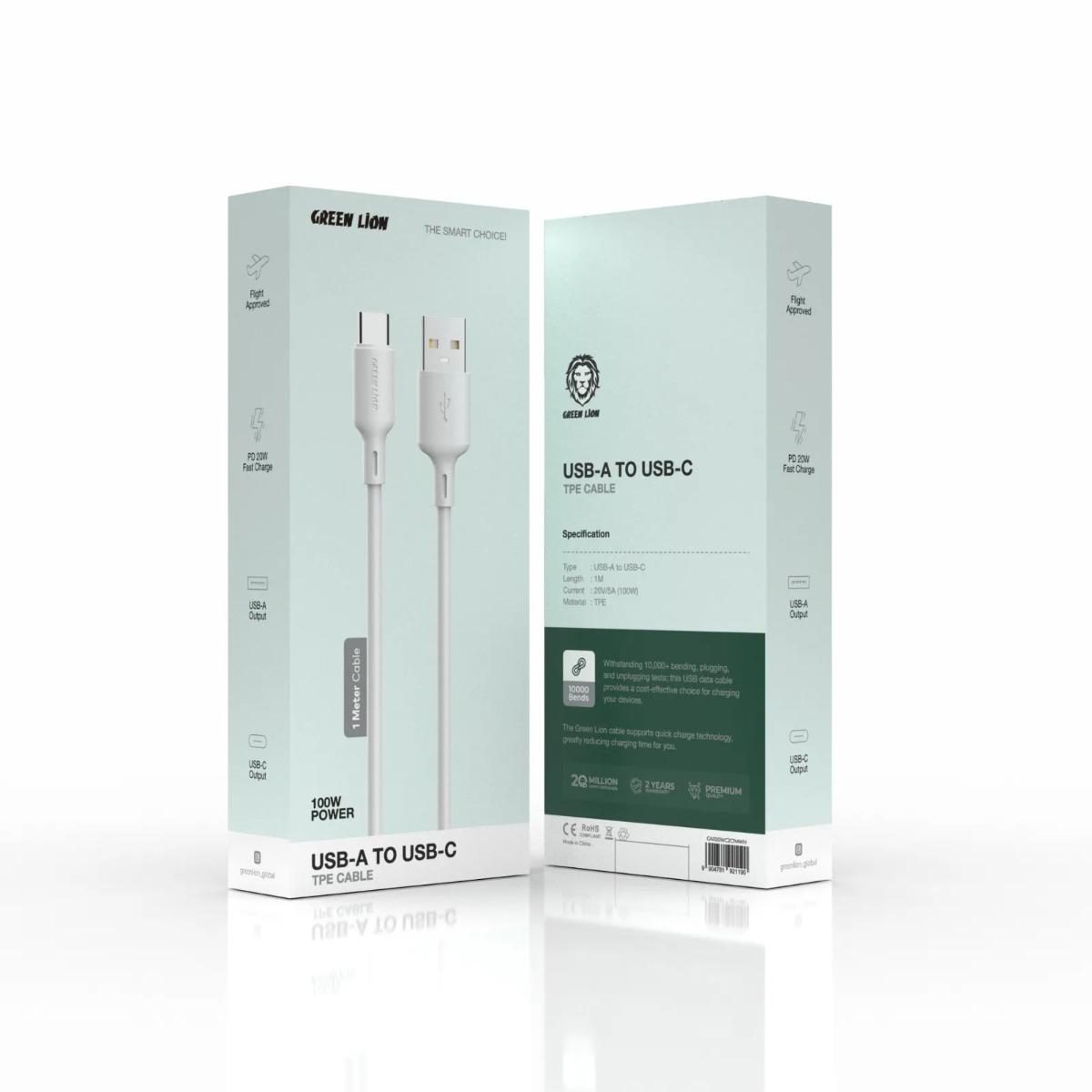 Green Lion 100W USB•A to USB•C TPE