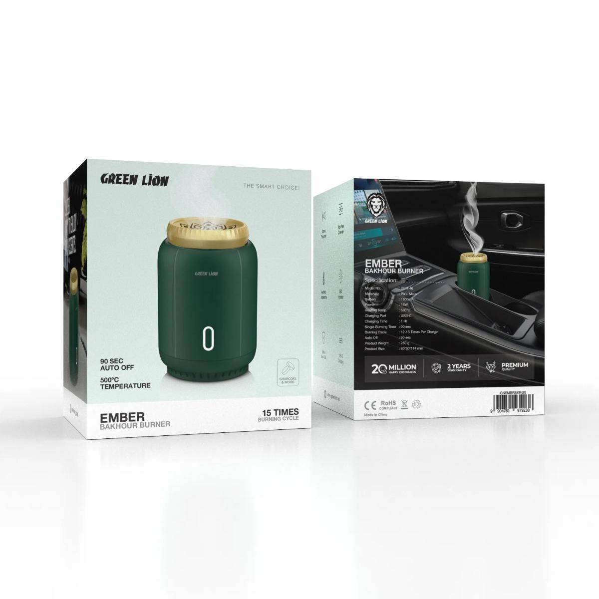 Green Lion Ember Bakhour Burner