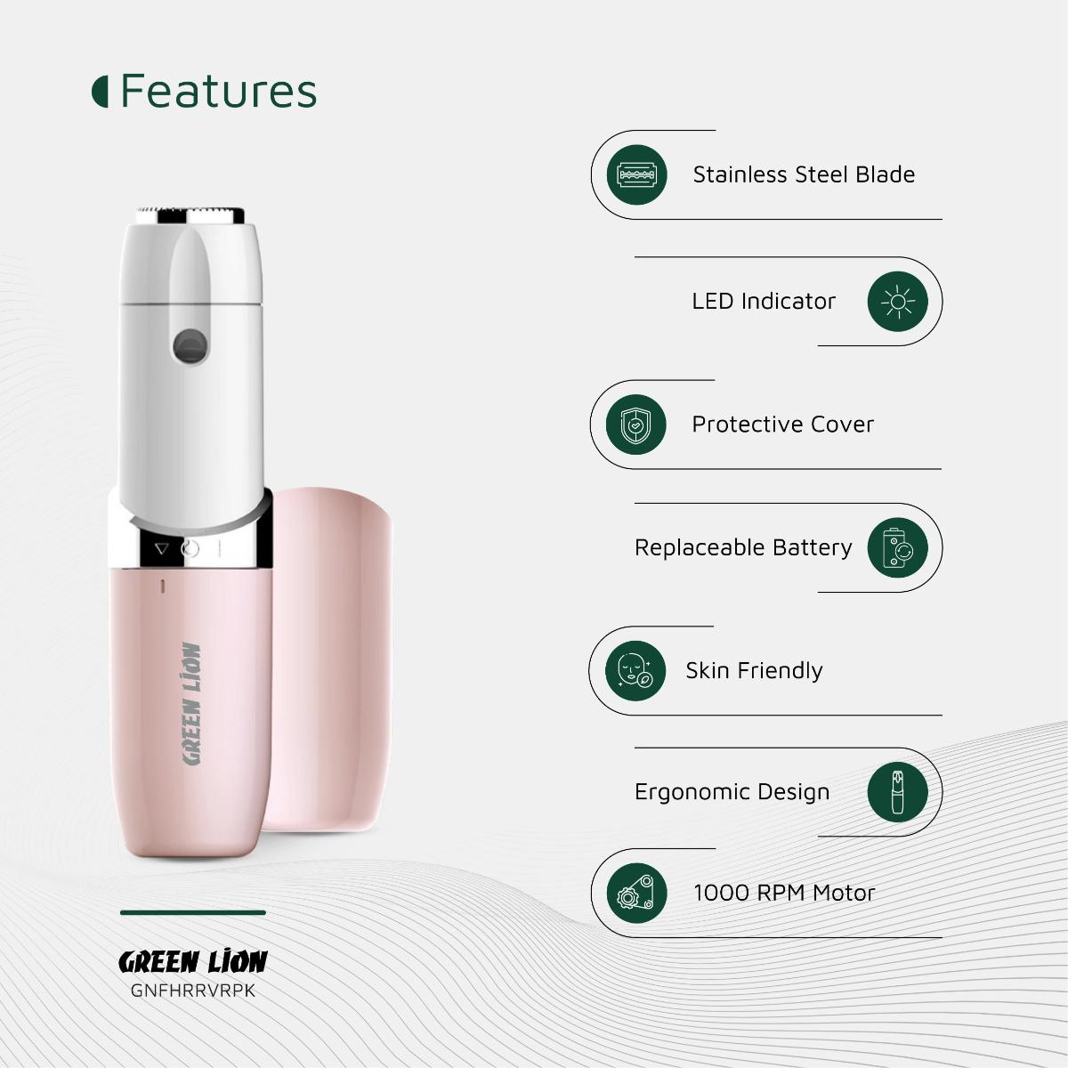 Green Lion Facial Hair Remover