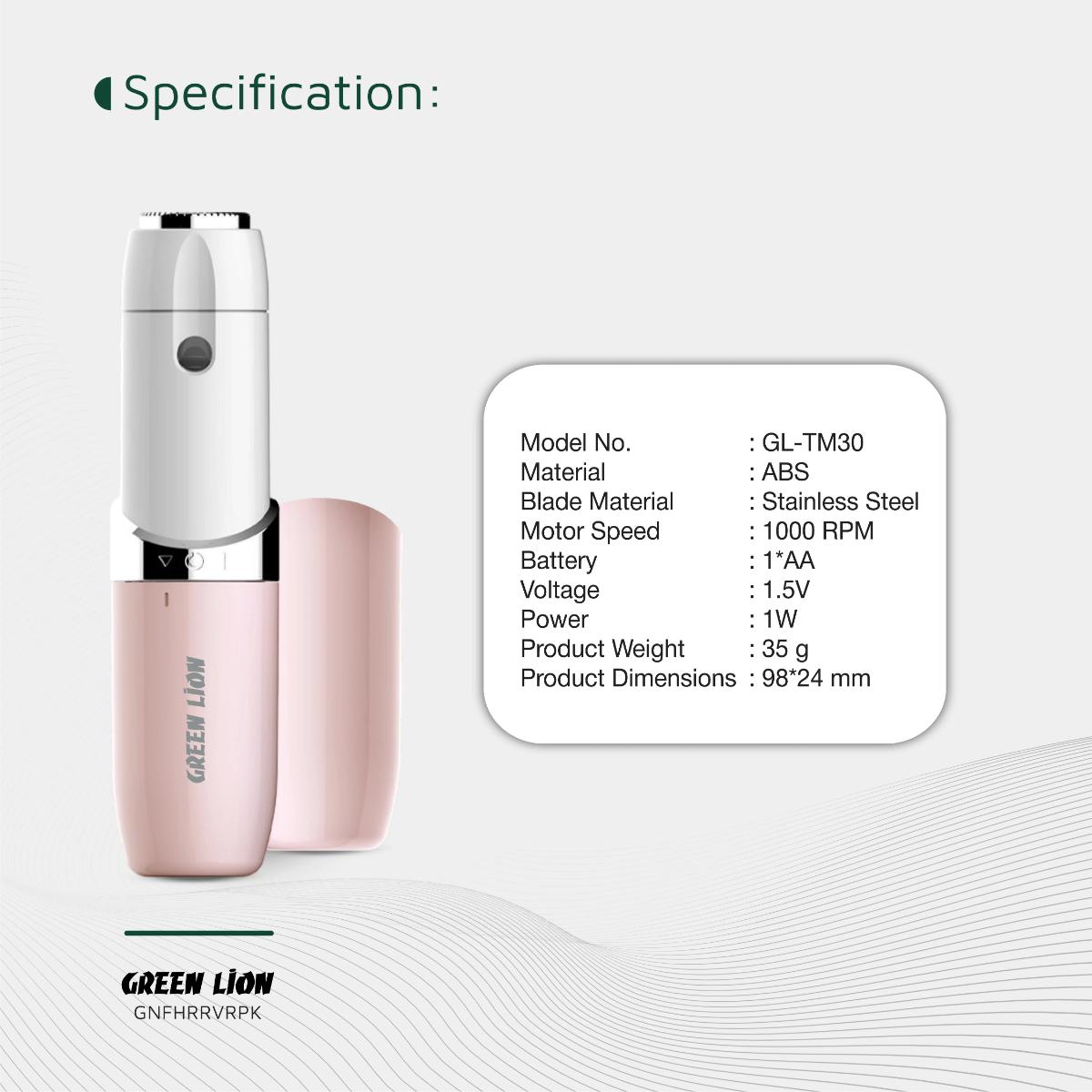 Green Lion Facial Hair Remover
