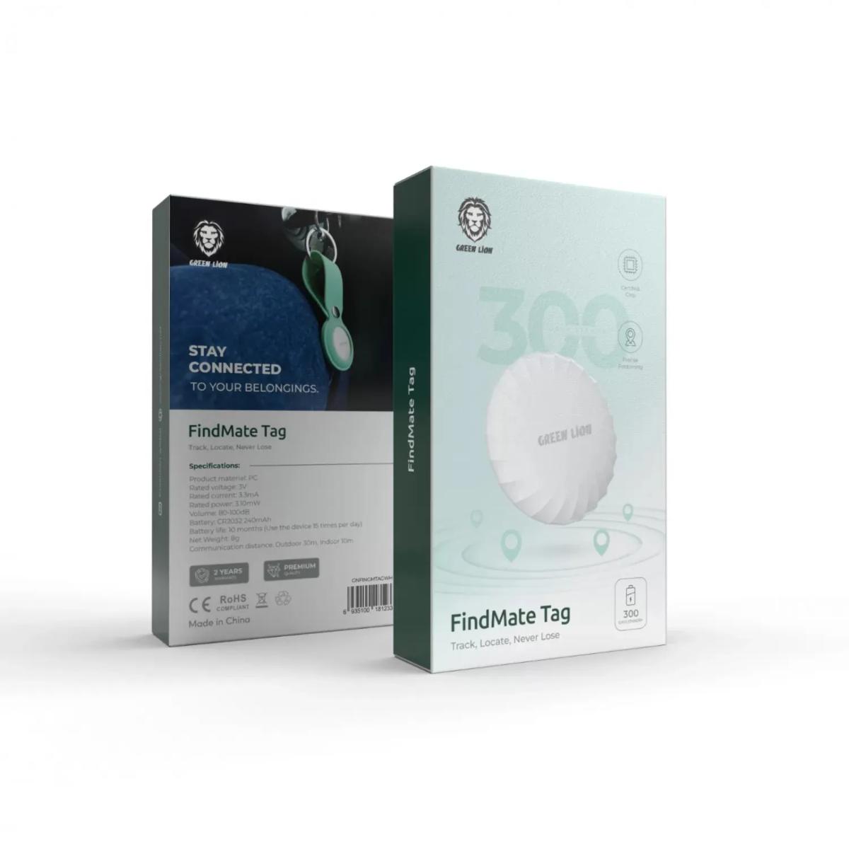 Green Lion Findmate Tag Track/Locate/Never Lose