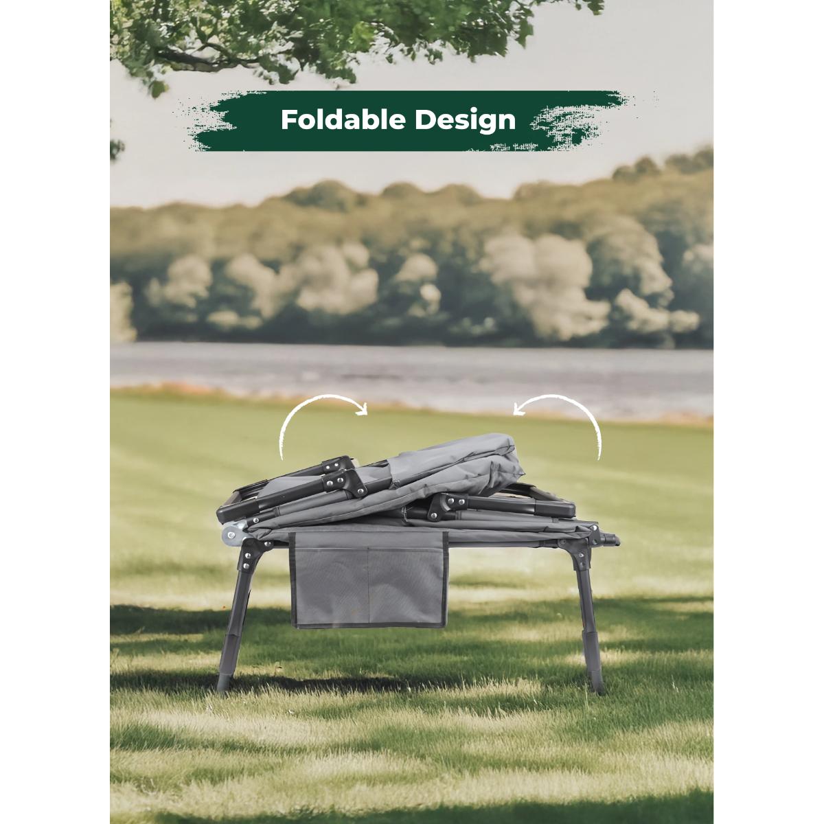 Green Lion Foldable Camping Bed