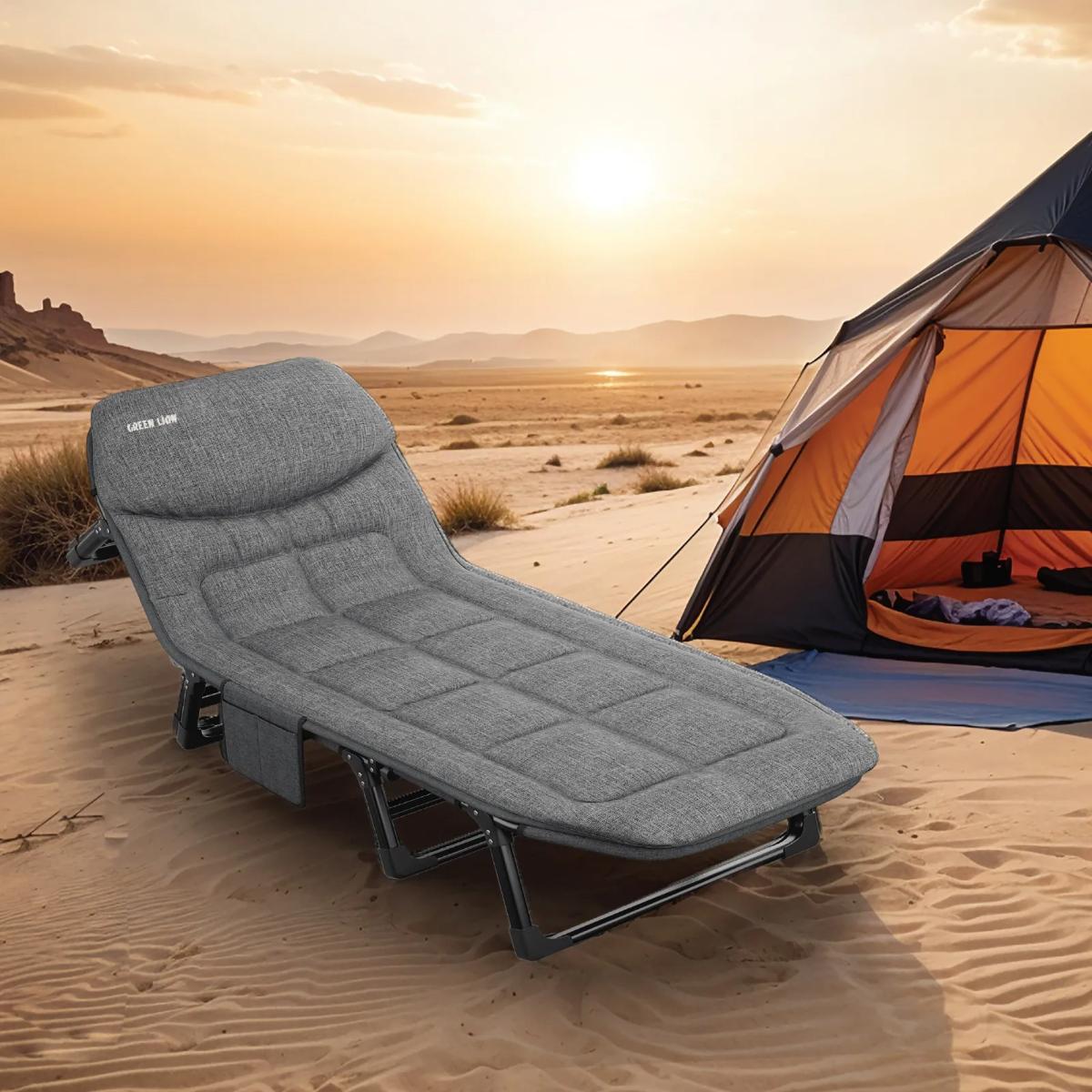 Green Lion Foldable Camping Bed