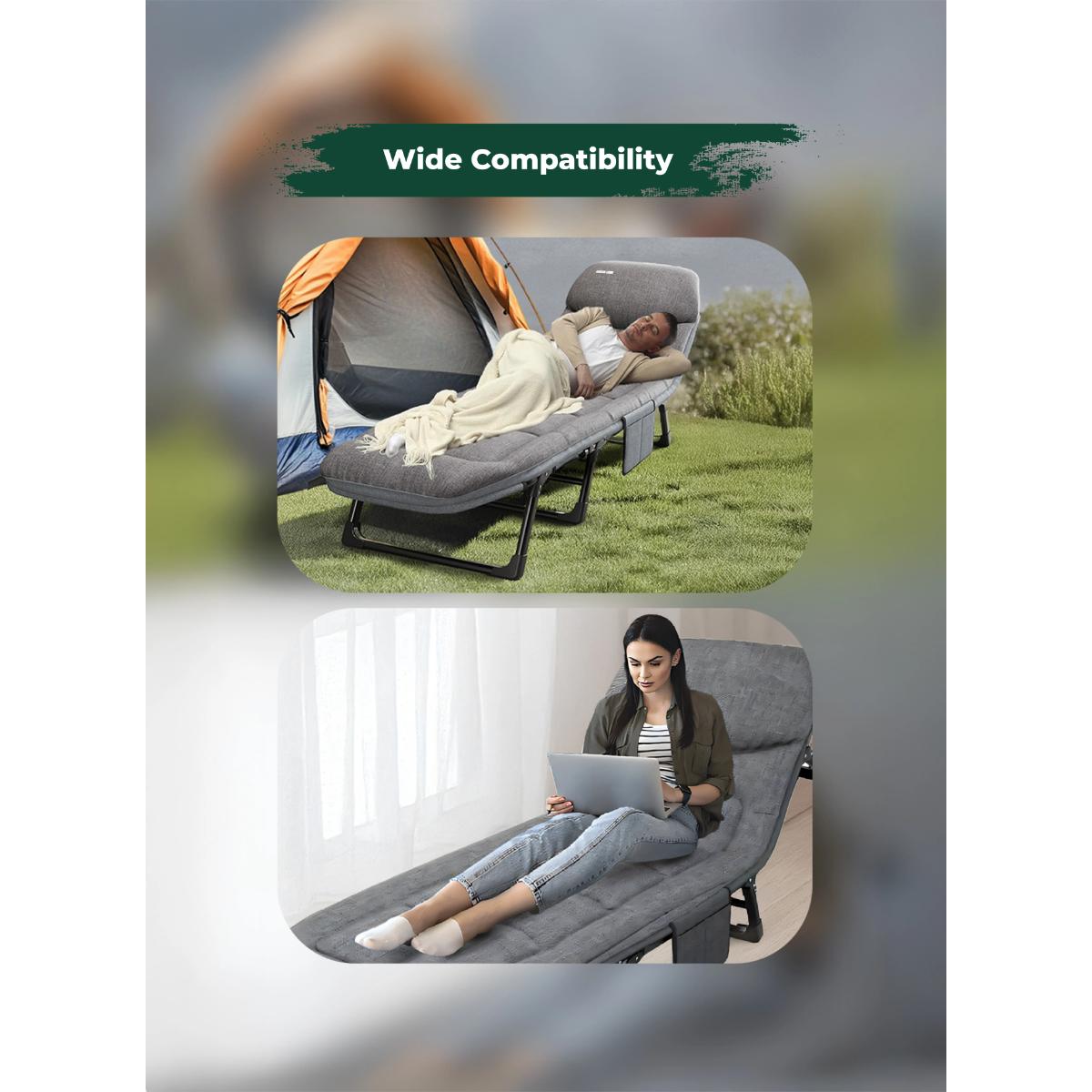 Green Lion Foldable Camping Bed