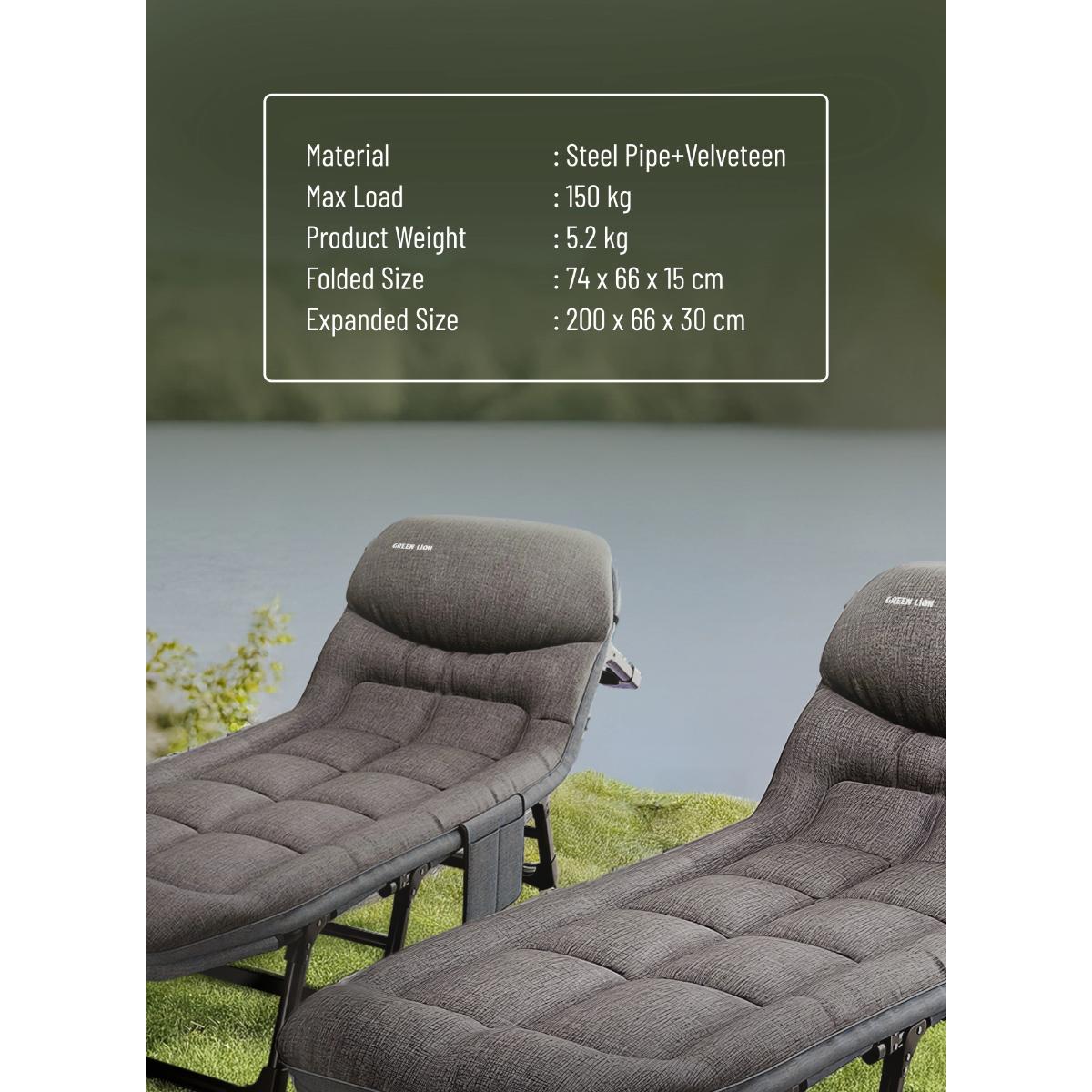 Green Lion Foldable Camping Bed